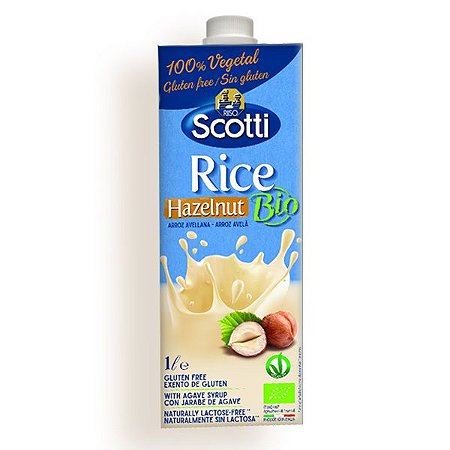 Leite de Arroz com Avelãs Scotti 1L