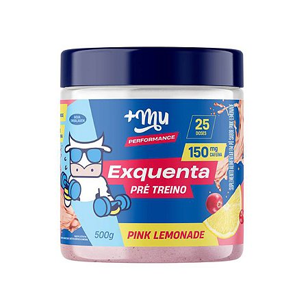 Mix Pré-Treino Exquenta Pink Lemonade +Mu 300g