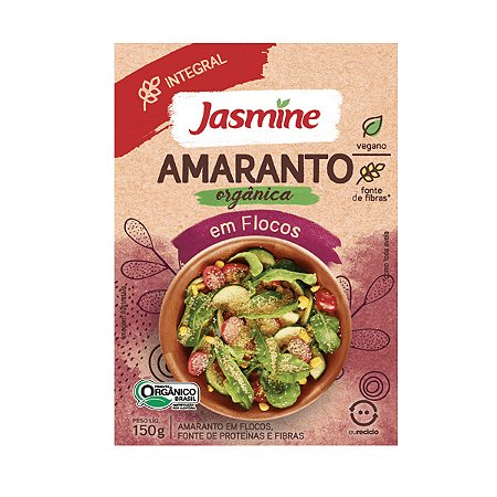 Amaranto Orgânico em Flocos Jasmine 150g
