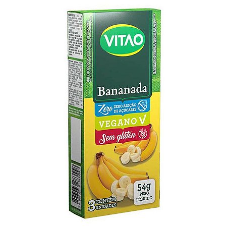 Bananada Zero Açúcar Vitao 54g