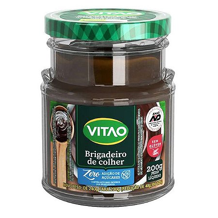 Brigadeiro de Colher Zero Açúcar Vitao 200g