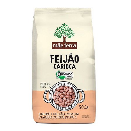 Feijão Carioca Orgânico Mãe Terra 500g