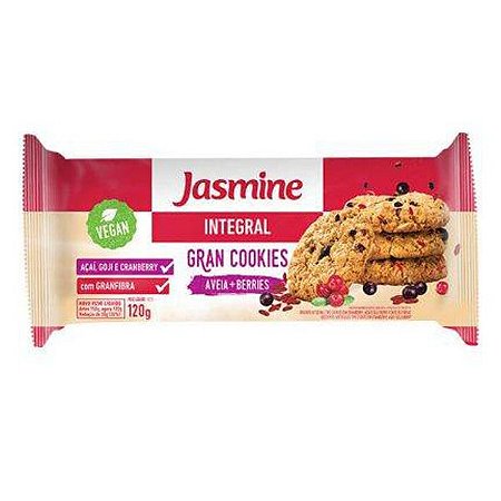 Gran Cookies Integrais Aveia e Berries Jasmine 150g