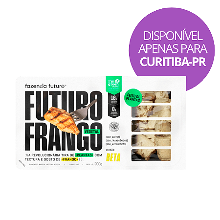 Tiras de Frango Veg Fazenda Futuro 200g