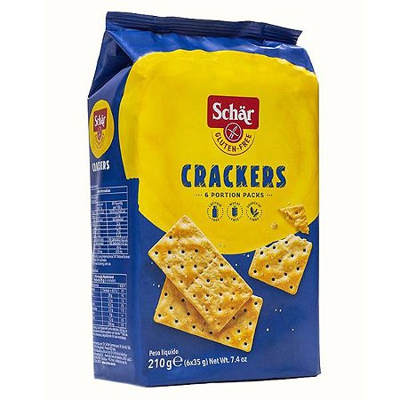 Cracker Biscoito Salgado Sem Glúten Schar 210g