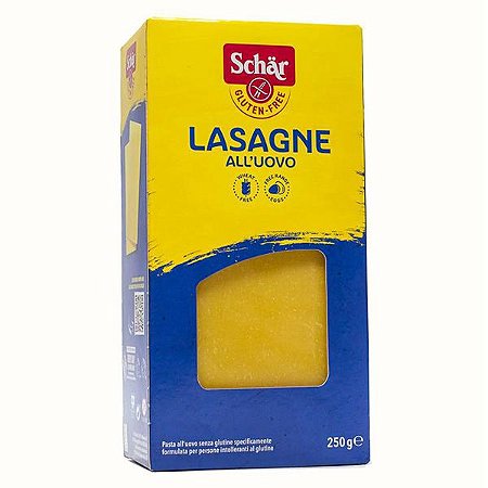 Massa para Lasanha Sem Glúten Schar 250g