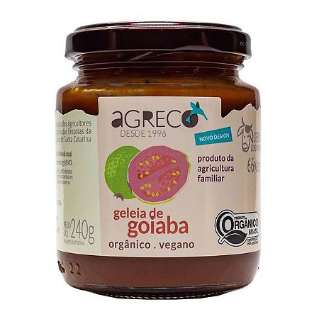 Geleia de Goiaba Orgânica Agreco 240g