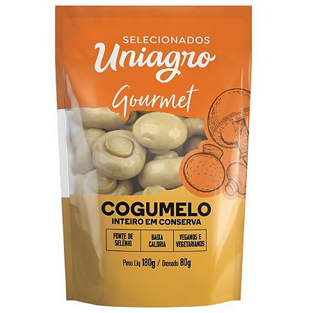 Cogumelo Inteiro em Conserva Uniagro 80g