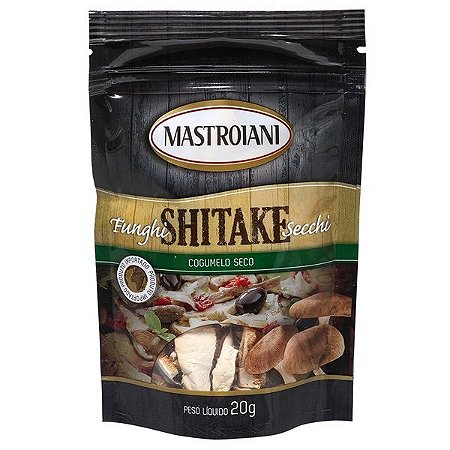 Cogumelo Shitake Cabeça Desidratado 100g / Seco Inteiro