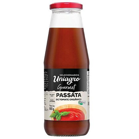 Passata de Tomate Orgânico Gourmet Uniagro 680g