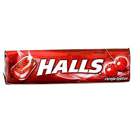 Bala Adams Halls 37G Drops Cereja Lyptus Bala Halls Drops Cereja Lyptus (7895800300145)