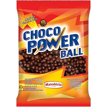 Choco Power Ball Mavalério ao Leite 500g