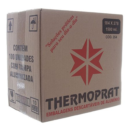 Marmitex Máquina n°8 CX C/100 Thermoprat