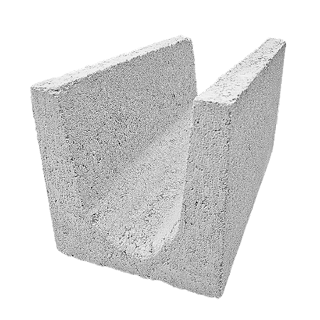 Canaleta de concreto 19x19x39Cm