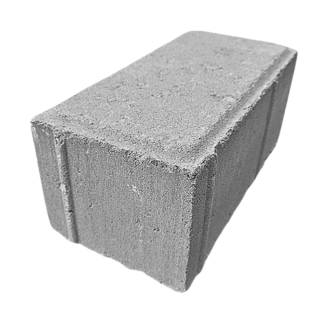 Paver retangular 08x10x20Cm