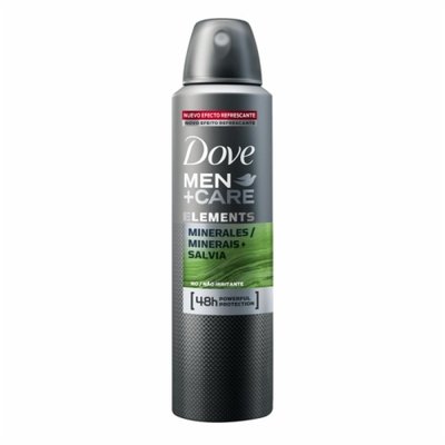 Desodorante aerosol dove men minerais e salvia 150ml