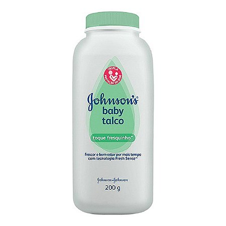 TALCO INFANTIL JOHNSONS & JOHNSONS BABY TOQUE FRESQUINHO 200GR