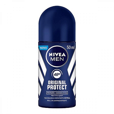 DESODORANTE NIVEA MEN ORIGINAL PROTECT ROLL ON ANTITRANSPIRANTE 48H COM 50ML