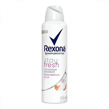 Desodorante aerosol rexona flores brancas e lichia 150ml
