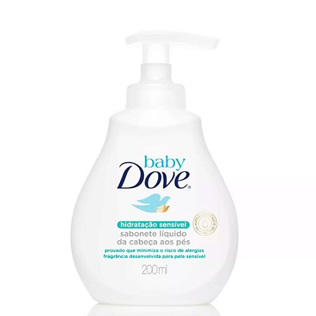 Sabonete dove baby hidratacao sensivel 200ml