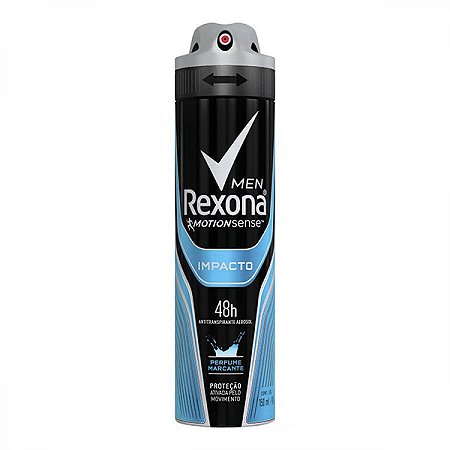 Desodorante aerosol rexona masculino impacto 150ml