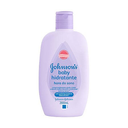 Loção Hidratante Corporal Johnson's Baby Hora do Sono com 200ml