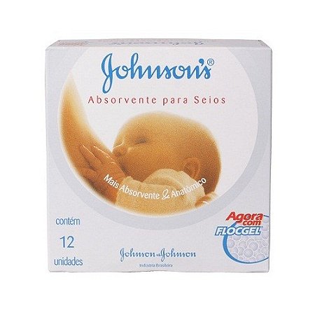 ABSORVENTE PARA SEIOS JOHNSON'S COM 12 UNIDADES