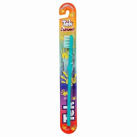 Escova dental tek junior com 1 unidade