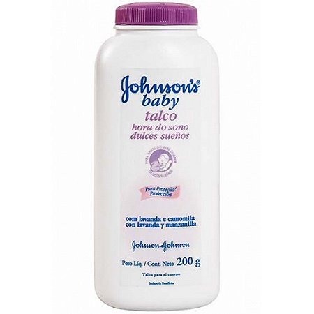 TALCO JOHNSON'S BABY HORA DO SONO COM 200G