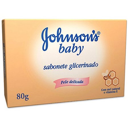 Sabonete infantil johnsons & johnsons glicerinado 80g