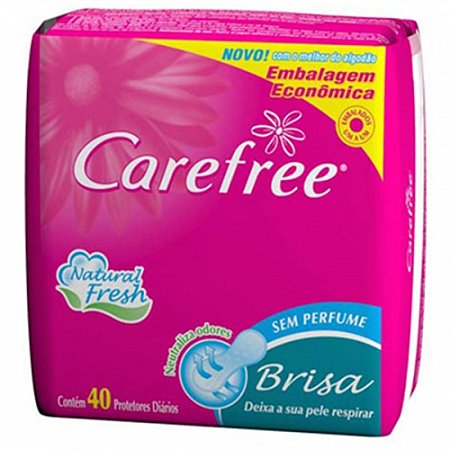 Carefree Brisa S/perfume C/40unid.