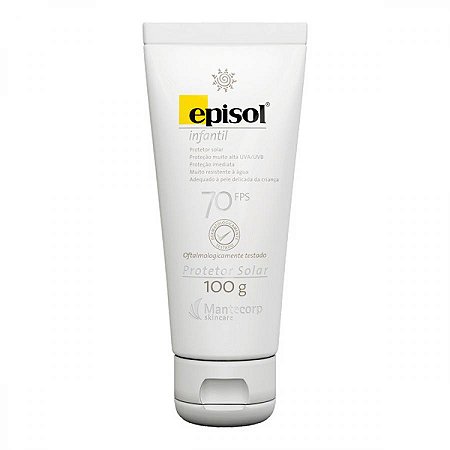 Protetor solar corporal infantil episol fps70 com 100g