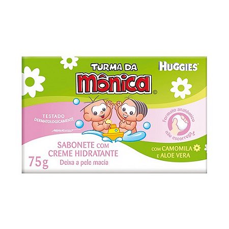 Sabonete infantil turma da monica camomila 75g