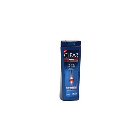 Shampoo clear anticaspa queda control men 200ml