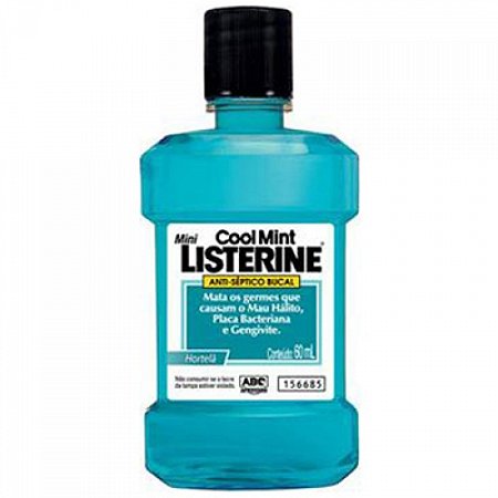 Enxaguatorio bucal listerine cool mint 60ml