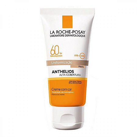 Protetor solar anthelios alta cobertura cor media4 0ml