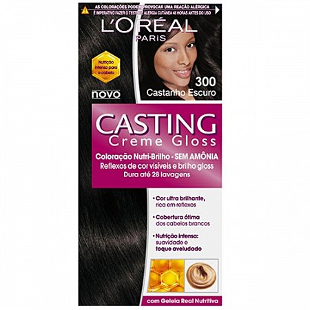 Tintura casting creme gloss 300 castanho escuro