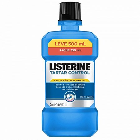Solucao bucal listerine tartar control 500ml