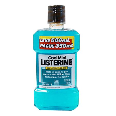 Enxaguante bucal listerine cool mint l500p350ml
