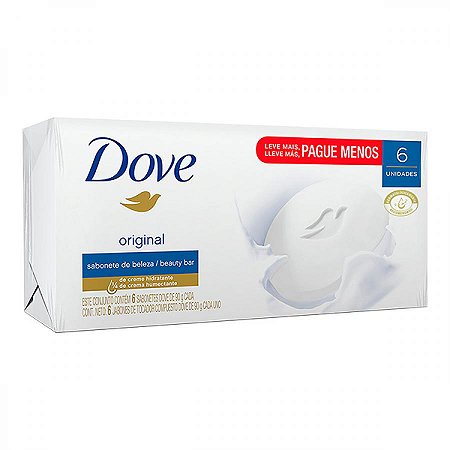 Sabonete dove original lv6 pg5 90gr