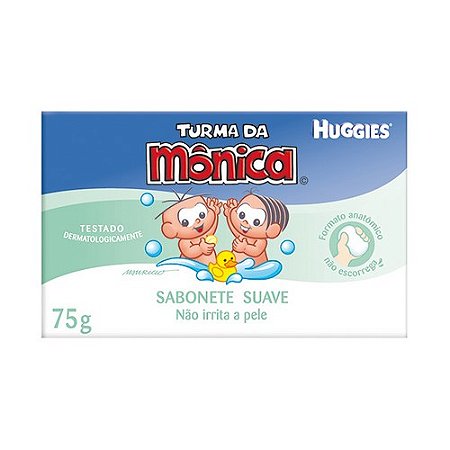 Sabonete infantil turma da monica suave 75g