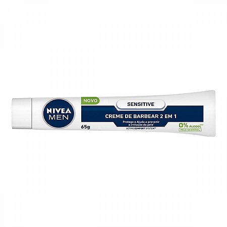 Creme de barbear nivea sensitive 65g