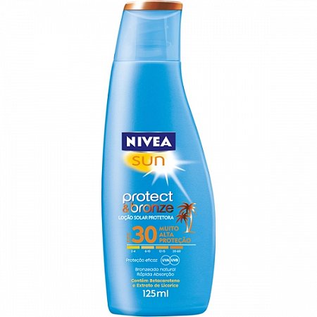 Protetor solar nivea fps 30 125ml