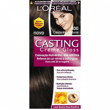 Tintura casting creme gloss 400 castanho natural