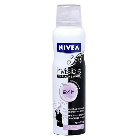 Nivea Desod.aero B&w Clear 97gr