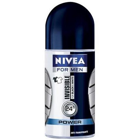 Desodorante nivea rollon invisible black & white power 50ml