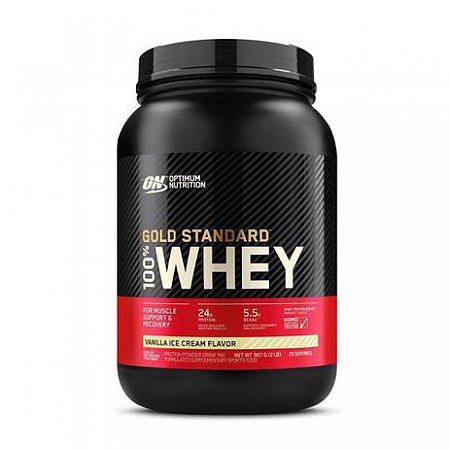 Whey protein gold standard 100% 907kg baunilha