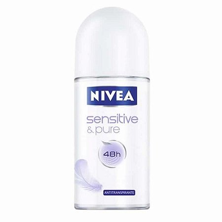 Desodorante nivea rollon sensitive & pure 50ml