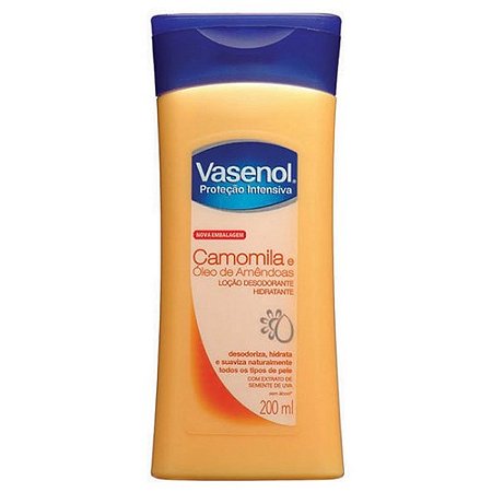 Locao vasenol hidratacao total cacau 200ml
