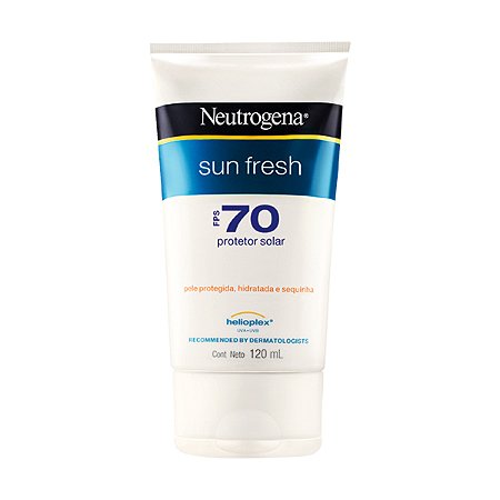 Protetor solar neutrogena sun fresh fps 70 locao 120ml